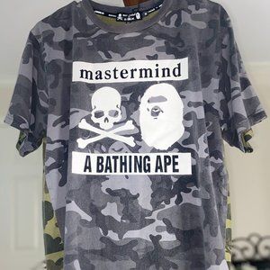 BAPE x Mastermind Japan Tee (GRxBL)